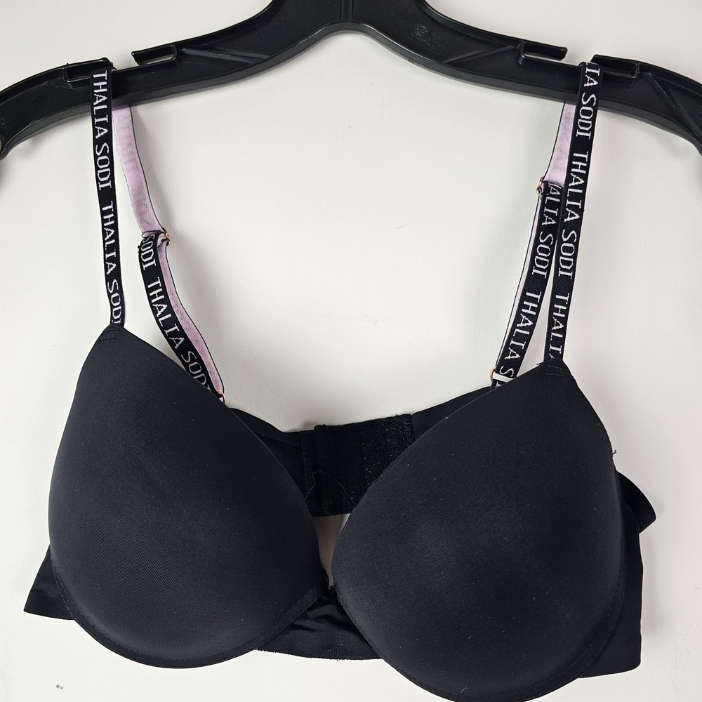 Thalia Sodi Intimates Bra Size 34C Black Underwire